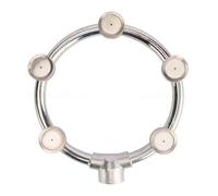 YIGZYCN Buse circulaire en acier inoxydable conviviale pour systèmes de brumisation de jardin avec assemblage simple et buses de brumisation résistantes à la sortie uniforme