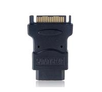 YIGZYCN Câble adaptateur d'alimentation 15 broches mâle vers 4 broches Molex PC IDE femelle pour disque dur