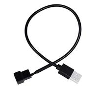 YIGZYCN Câble adaptateur d'alimentation USB vers 4 broches Molex pour ventilateurs de châssis de boîtier, compatible avec les ordinateurs personnels 30 cm