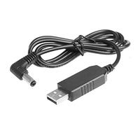 YIGZYCN Câble adaptateur USB 5 V vers 24 V 250 mA 5,5 x 2,1 mm pour caméra routeur Wi-Fi 100 cm 90 degrés