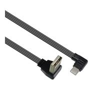 YIGZYCN Câble d'alimentation USB vers USB C 10 cm-1 m 480 Mbps Câble de transfert de données 10 W Charge rapide pour tablettes Noir Câble C