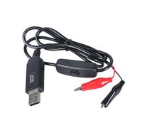 YIGZYCN Câble de conversion de tension USB 5 V vers 9 V avec pinces crocodiles pour microphones et télécommandes, cordon de contrôle flexible