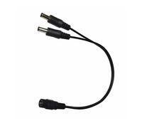 YIGZYCN Câble de distribution d'alimentation à 2 voies, DC 5,5 x 2,1 mm, câble adaptateur répartiteur pour éclairage LED et surveillance