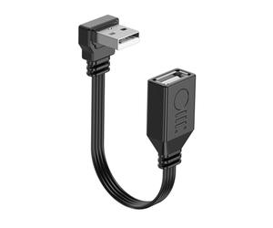 YIGZYCN Câble d'extension USB 2.0 mâle vers femelle pour transfert de données 480 mps courbé pour imprimante USB modem USB pilote USB
