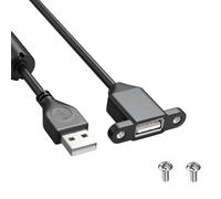 YIGZYCN Câble d'extension USB 2.0 pour imprimante mâle vers femelle avec support à vis pour téléphone