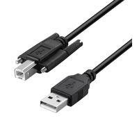 YIGZYCN Câble d'imprimante professionnel USB 2.0 A mâle vers type B mâle câble de données de remplacement pour imprimantes, scanners, accessoires, équipement, connecteur USB B