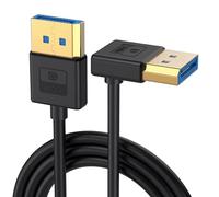 YIGZYCN Câble en silicone DisplayPort 1.4 coudé à 90° jusqu'à 8 K60 Hz 4K/144 Hz Flexible 30-100 cm Longueur DisplayPort