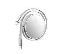 YIGZYCN Câble rétractable à vitesse rapide de type C PD240W pour chargement de 480 Mbits/s, synchronisation de données, longueur réglable, câble de type C pour ordinateurs portables