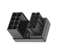 YIGZYCN Carte adaptateur d'alimentation GPU VGA PCIe 8 broches 6 broches U Turn 180 degrés pour carte graphique de bureau