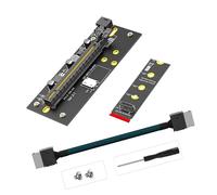 YIGZYCN Carte adaptateur PCB Gen4 X16 avec fente d'extension, câble de 50 cm pour jeux de bureau d'extension