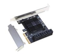 YIGZYCN Carte contrôleur interne 6 ports pour Raid III 6 Go/S Pci-E pour PC de bureau, support SSD pour W/Low