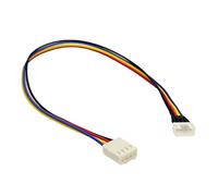 YIGZYCN Carte mère standard 4 broches vers carte graphique GPU Mini 4 broches PWM Câble d'alimentation pour ventilateur de carte vidéo VGA Mini câble 4 broches