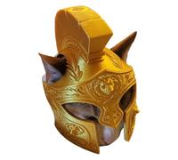 YIGZYCN Casque de chat Centurions Romain - Style soldat - Jouet de maquillage pour animaux de compagnie - Jouet pour jeux de rôle et accessoires photo