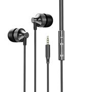 YIGZYCN Casque de jeu haute intra-auriculaire avec basses lourdes, aigus clairs, réduction du bruit, micro de type C, écouteurs de jeu de 3,5 mm