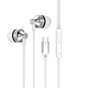 YIGZYCN Casque de jeu haute intra-auriculaire avec basses lourdes, aigus clairs, réduction du bruit, micro de type C, écouteurs de jeu de 3,5 mm