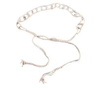 YIGZYCN Ceinture pour femme - Coquillages tissés - Vintage - Style décontracté - Pour danse de rue - Pour femme, imitation verticale s, taille unique