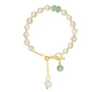 YIGZYCN Chaîne de perles irrégulières - Pendentif tendance pour femme - Ajoute de l'élégance à n'importe quelle tenue - Bijou fait à la main