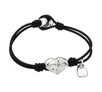 YIGZYCN Chaîne de poignet en alliage tressé léger inspiré d'un cœur élégant pour amitié et famille, taille unique, Comme décrit