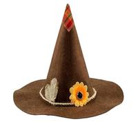 YIGZYCN Chapeau d'épouvantail - Accessoire de costume d'épouvantail - Chapeau de magicien pour adultes, hommes, femmes, enfants pour cosplay, fête, costume d'Halloween