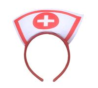 YIGZYCN Chapeau d'infirmière - Bandeau citrouille - Pour Halloween, costume d'infirmière, cosplay