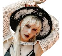 YIGZYCN Chapeau léger sur le thème sombre, idéal pour les voyages et les fêtes costumées, offrant du confort pendant les longs événements, chapeau d'Halloween