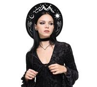 YIGZYCN Chapeau léger sur le thème sombre, idéal pour les voyages et les fêtes costumées, offrant du confort pendant les longs événements, chapeau d'Halloween