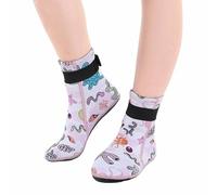 YIGZYCN Chaussettes d'eau pour enfants pour garder au chaud Chaussettes de sable antidérapantes Chaussettes thermiques Chaussettes de sport aquatique Natation Surf