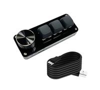 YIGZYCN Clavier programmable efficace à 3 touches, 4 touches, 6 touches, 8 touches avec bouton unique, accessoire de jeu mécanique pour un fonctionnement simplifié du clavier macro programmable