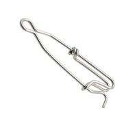 YIGZYCN Clips de ligne de pêche en acier inoxydable - Crochet de suspension de branche - Connecteurs de pêche - Clip en acier inoxydable