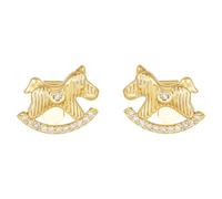 YIGZYCN Clips d'oreille pour écouteurs avec fermeture renforcée en forme de cheval artistique ergonomique en métal pour fixation d'oreille à clip