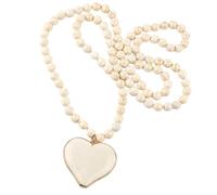 YIGZYCN Collier turquoise pour femme avec pendentif cœur style ethnique vintage