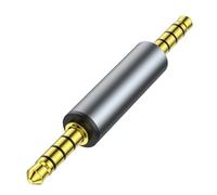 YIGZYCN Convertisseur 3,5 mm mâle femelle connecteurs adaptateur 4 sections stéréo coupleur rallonge pour câble d'extension femelle vers connecteurs