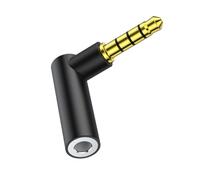 YIGZYCN Convertisseur 3,5 mm mâle femelle connecteurs adaptateur 4 sections stéréo coupleur rallonge pour câble d'extension femelle vers connecteurs