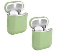 YIGZYCN Coque en silicone absorbant les chocs - Prise en main facile - Texture lisse - Résistante aux chocs - Rangement pour écouteurs - Housse de protection antidérapante