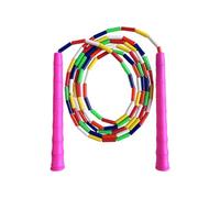 YIGZYCN Corde à sauter d'entraînement pour enfants avec motifs de perles brillantes, prise en main sûre pour exercices de fitness et saut léger