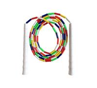 YIGZYCN Corde à sauter d'entraînement pour enfants avec motifs de perles brillantes, prise en main sûre pour exercices de fitness et saut léger