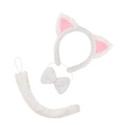 YIGZYCN Costume de chat avec oreilles, queue, tutu bowite, costume d'animal - Kit d'accessoires pour enfants et filles - Accessoires de cosplay d'Halloween