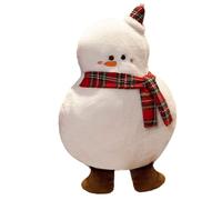 YIGZYCN Coussin lombaire ergonomique en velours avec motif Père Noël