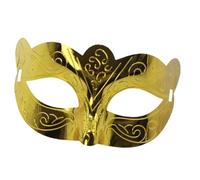 YIGZYCN Demi-masque métallique pour bal masqué Halloween fête masque pour homme femme bal de fin d'année