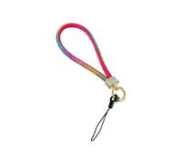 YIGZYCN Dragonne de téléphone en strass - Design court - Support sécurisé pour un usage quotidien - Cordon élégant anti-perte