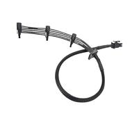 YIGZYCN Durability Câble d'alimentation en nylon tressé 6 broches vers 4SATA pour module X-1250XM2 X-1050XM2 Câble d'extension Psus