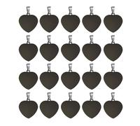 YIGZYCN Élégant pendentif en forme de cœur en acier inoxydable - Accessoire polyvalent pour les fêtes et les rendez-vous