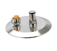 YIGZYCN Embout d'outil de brassage de bière en acier inoxydable avec boule pour brassage maison, accessoires de fermenteur conique