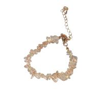 YIGZYCN Ensemble de bijoux en pierre naturelle pour femme tendance, fait à la main, style baroque, bracelet réglable