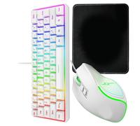 YIGZYCN Ensemble de claviers à fils efficaces pour le travail, construction ergonomique, connecteurs de jeu, connectivités, kits de claviers filaires