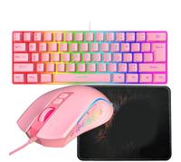 YIGZYCN Ensemble de claviers à fils efficaces pour le travail, construction ergonomique, connecteurs de jeu, connectivités, kits de claviers filaires
