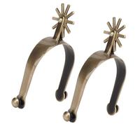 YIGZYCN Éperon de cheval en alliage de zinc avec engrenages pour cavaliers, compétition, divertissement, éperons en bronze