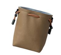 YIGZYCN Étui pour appareil photo reflex numérique vintage avec cordon de serrage, étui souple pour objectif de voyage, sac de rangement, petit sac à bandoulière, b