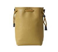 YIGZYCN Étui pour appareil photo reflex numérique vintage avec cordon de serrage, étui souple pour objectif de voyage, sac de rangement, petit sac à bandoulière, a