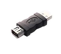 YIGZYCN Firewire IEEE 1394 Adaptateur 6 broches vers USB femelle vers mâle pour lecteur MP3 Câble d'ordinateur Connecteur Firewire IEEE 1394 6 broches USB Adaptateur